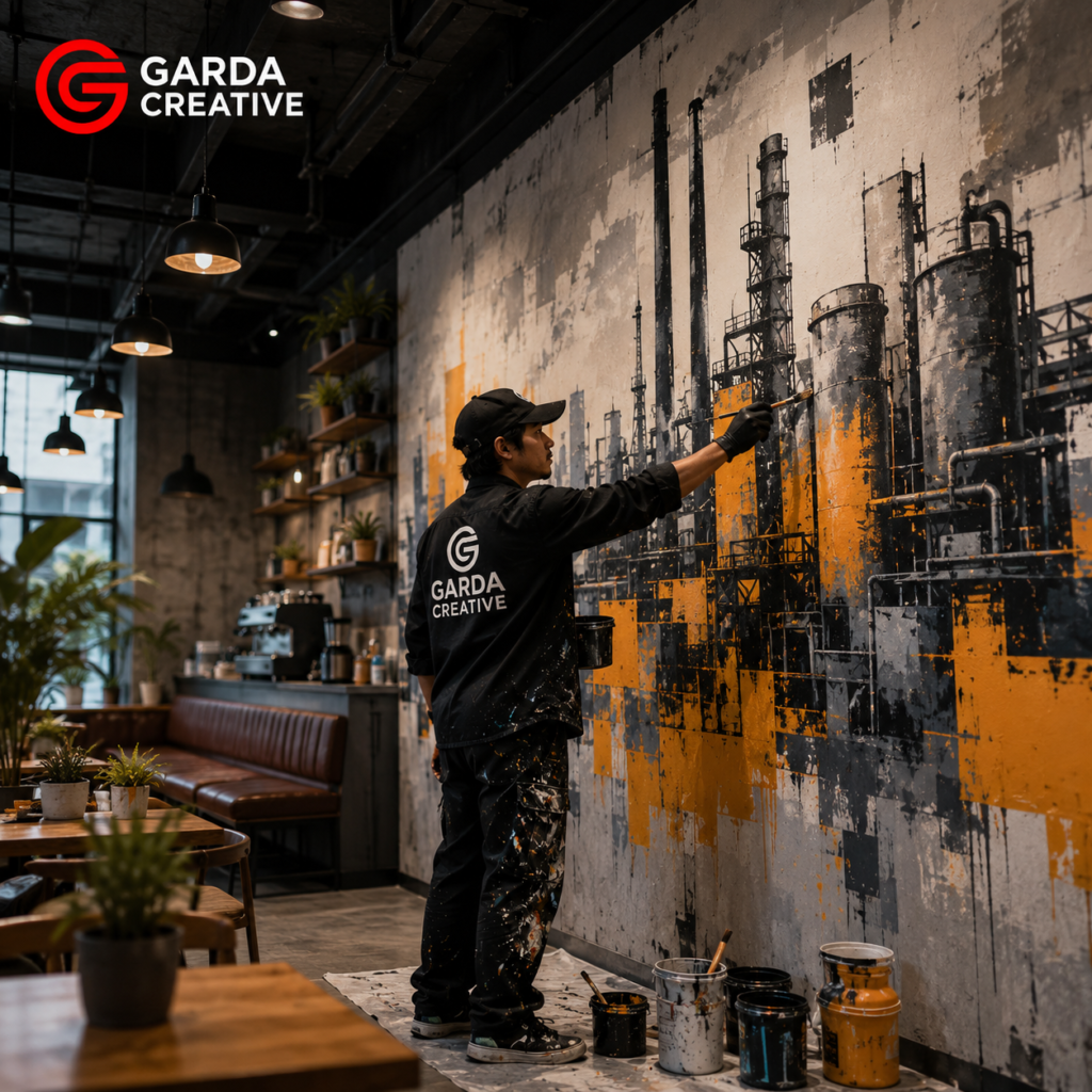 Garda Creative Jasa Lukis Mural Cafe