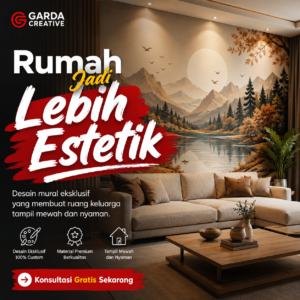 Jasa Lukis Mural Rumah Minimalis Bandung