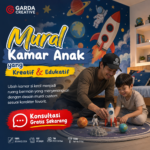 Jasa Lukis Dinding Kamar Anak Bandung