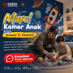 Jasa Lukis Dinding Kamar Anak Bandung