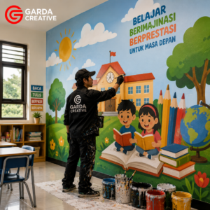 Jasa Lukis Dinding Sekolah TK Sumedang