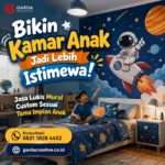 Jasa Lukis Dinding Kamar Anak Cianjur Profesional dan Aman untuk Buah Hati