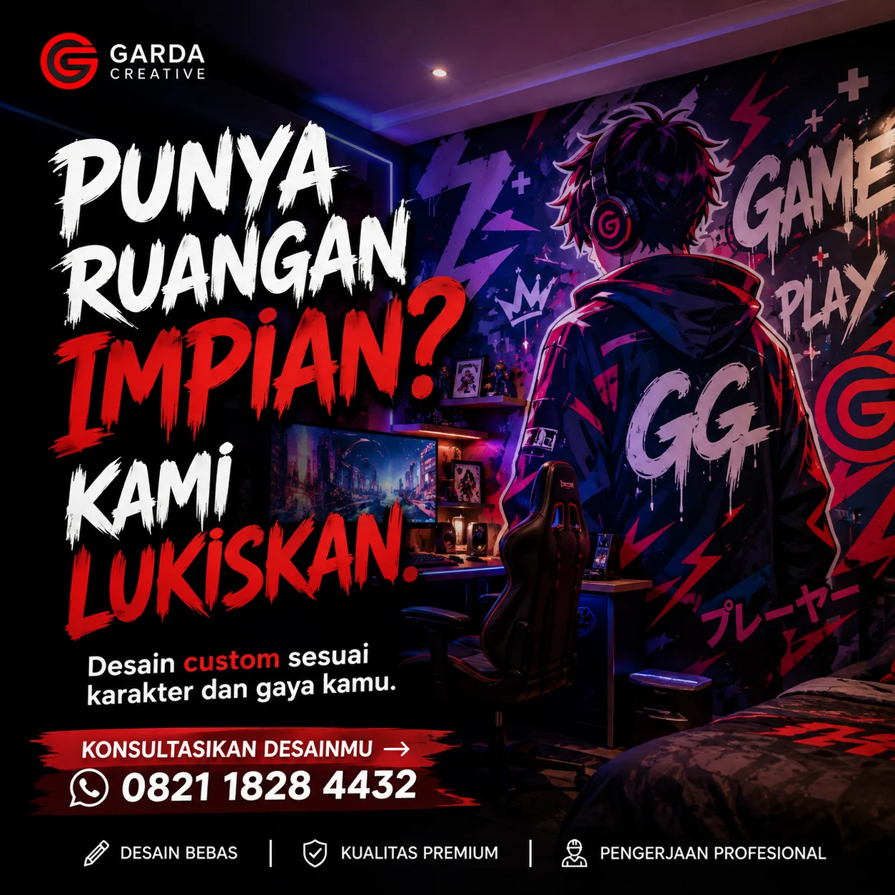 Rincian Lengkap Harga Jasa Mural Bandung per Meter untuk Dinding Estetik