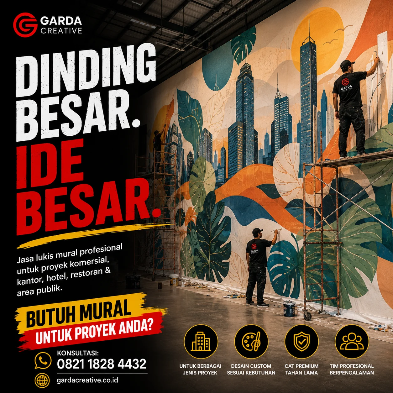 Jasa Lukis Dinding 3d Cianjur untuk Tampilan Ruang Lebih Hidup